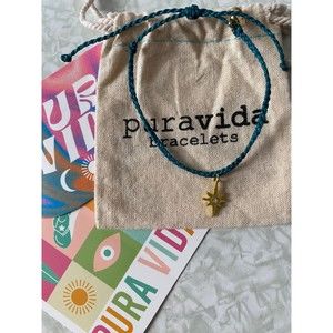 HTF pura vida Mediterranean green North Star bracelet